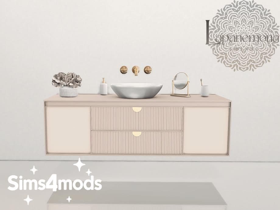 Раковина с тумбой Deluxe sink